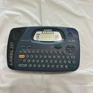 Casio KL-100 Label Printer - Navy Blue